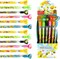 TINYMILLS 24 Pcs Bumble Bees Honeybees Multi Point Stackable Pencil with Eraser for Party Favors